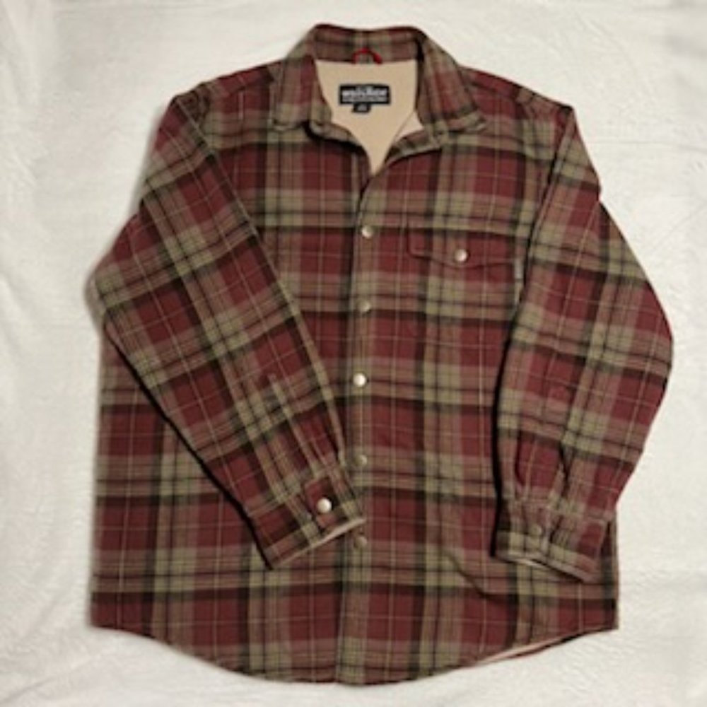 Men's - Vintage WOOLRICH FLANNEL Shirt Jacket